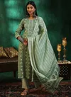 Sku Sp 217 Roman Slub Printed Kurti Bottom With Dupatta Suppliers In India